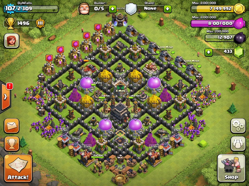 Top Clash Of Clans Town Hall Level Defense Base Design Best Clash